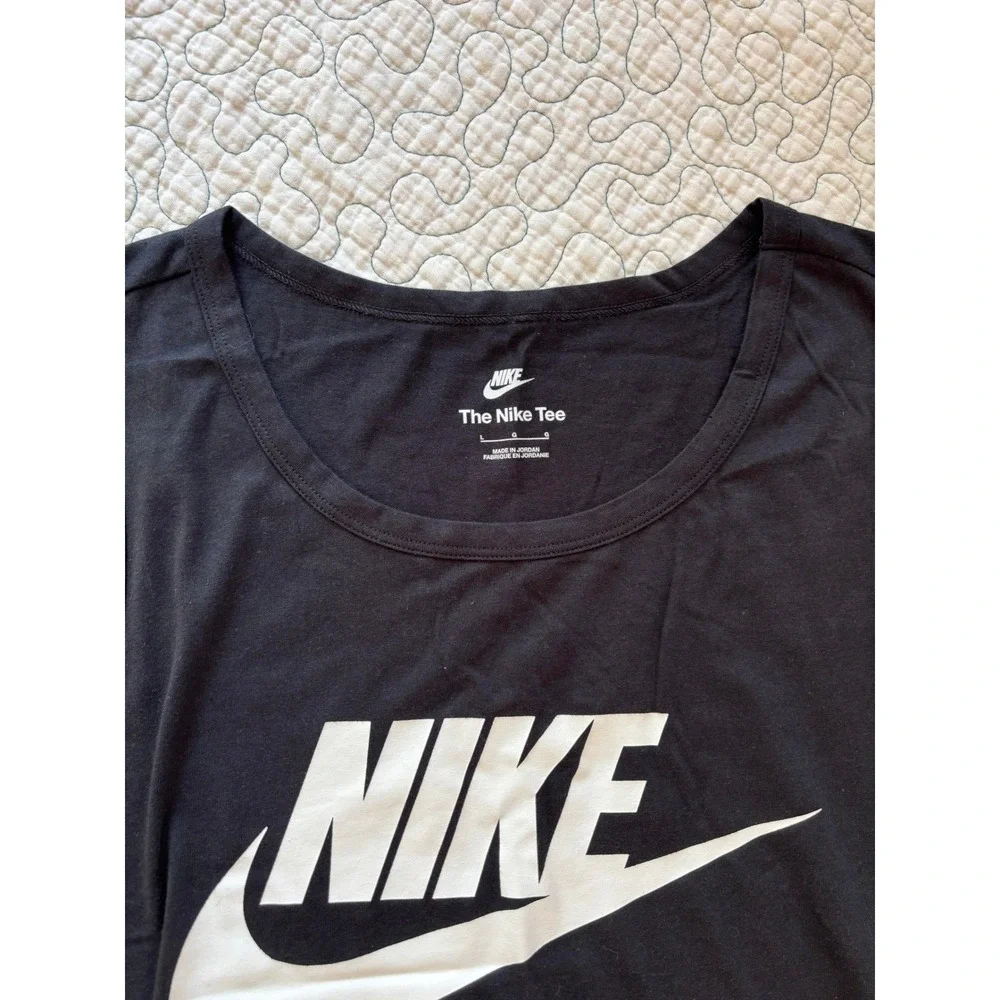 Nike Sportswear Futura Logo Tank Top Mens Large Black White
